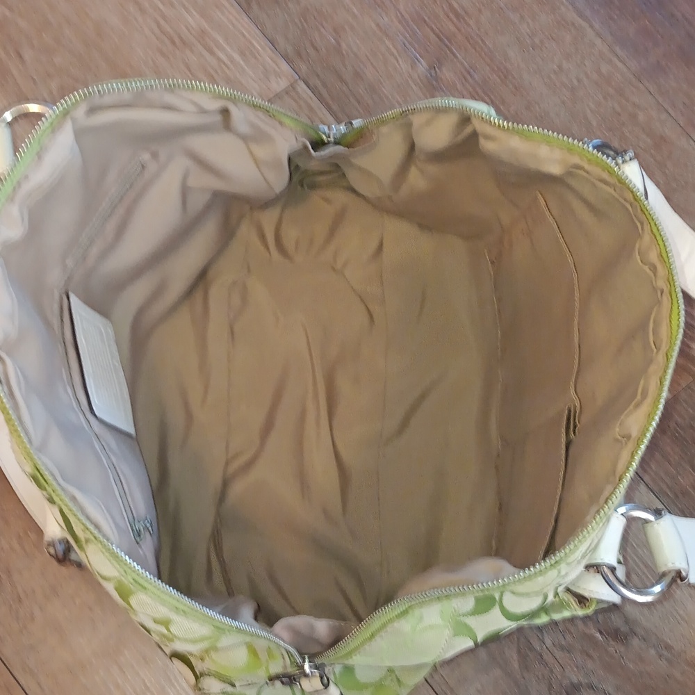 *Upcycled Coach Y2k Green Bag With Coach Ladybug 🐞 - Picture 15 of 17